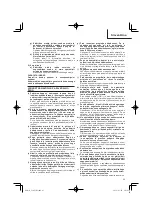 Preview for 95 page of HIKOKI C 10FCE2 Handling Instructions Manual