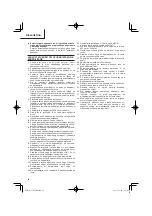 Preview for 96 page of HIKOKI C 10FCE2 Handling Instructions Manual