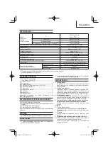 Preview for 97 page of HIKOKI C 10FCE2 Handling Instructions Manual