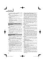 Preview for 98 page of HIKOKI C 10FCE2 Handling Instructions Manual