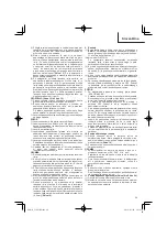 Preview for 99 page of HIKOKI C 10FCE2 Handling Instructions Manual