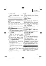 Preview for 101 page of HIKOKI C 10FCE2 Handling Instructions Manual