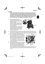 Предварительный просмотр 47 страницы HIKOKI C 12RSH2 Handling Instructions Manual