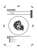 HIKOKI C 3605DA Handling Instructions Manual preview