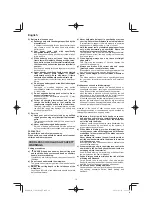 Preview for 14 page of HIKOKI C 3605DYA Handling Instructions Manual