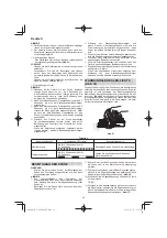 Preview for 36 page of HIKOKI C 3605DYA Handling Instructions Manual