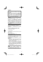 Preview for 38 page of HIKOKI C 3605DYA Handling Instructions Manual