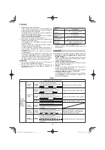 Preview for 48 page of HIKOKI C 3605DYA Handling Instructions Manual