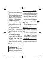 Preview for 109 page of HIKOKI C 3605DYA Handling Instructions Manual