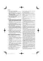 Preview for 140 page of HIKOKI C 3605DYA Handling Instructions Manual