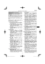 Preview for 151 page of HIKOKI C 3605DYA Handling Instructions Manual