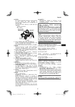 Preview for 161 page of HIKOKI C 3605DYA Handling Instructions Manual