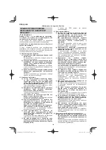 Preview for 164 page of HIKOKI C 3605DYA Handling Instructions Manual