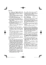 Preview for 166 page of HIKOKI C 3605DYA Handling Instructions Manual