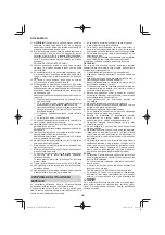 Preview for 252 page of HIKOKI C 3605DYA Handling Instructions Manual