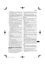 Preview for 293 page of HIKOKI C 3605DYA Handling Instructions Manual