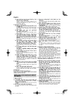 Preview for 10 page of HIKOKI C 3606DA Handling Instructions Manual