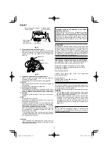 Preview for 18 page of HIKOKI C 3606DA Handling Instructions Manual