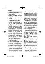 Preview for 24 page of HIKOKI C 3606DA Handling Instructions Manual