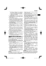 Preview for 25 page of HIKOKI C 3606DA Handling Instructions Manual