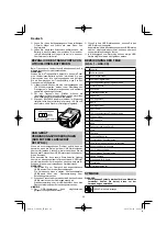 Preview for 26 page of HIKOKI C 3606DA Handling Instructions Manual