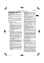 Preview for 35 page of HIKOKI C 3606DA Handling Instructions Manual