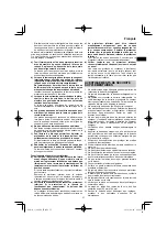 Preview for 37 page of HIKOKI C 3606DA Handling Instructions Manual