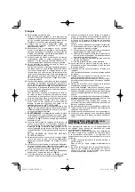 Preview for 38 page of HIKOKI C 3606DA Handling Instructions Manual