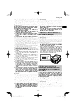 Preview for 39 page of HIKOKI C 3606DA Handling Instructions Manual