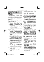 Preview for 48 page of HIKOKI C 3606DA Handling Instructions Manual