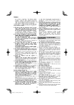 Preview for 50 page of HIKOKI C 3606DA Handling Instructions Manual