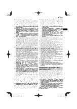 Preview for 51 page of HIKOKI C 3606DA Handling Instructions Manual