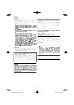 Preview for 58 page of HIKOKI C 3606DA Handling Instructions Manual