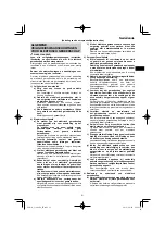 Preview for 61 page of HIKOKI C 3606DA Handling Instructions Manual