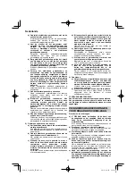 Preview for 62 page of HIKOKI C 3606DA Handling Instructions Manual