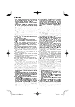 Preview for 64 page of HIKOKI C 3606DA Handling Instructions Manual