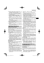 Preview for 65 page of HIKOKI C 3606DA Handling Instructions Manual