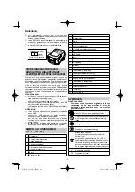 Preview for 66 page of HIKOKI C 3606DA Handling Instructions Manual