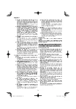 Preview for 76 page of HIKOKI C 3606DA Handling Instructions Manual