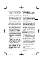 Preview for 77 page of HIKOKI C 3606DA Handling Instructions Manual