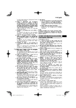 Preview for 89 page of HIKOKI C 3606DA Handling Instructions Manual