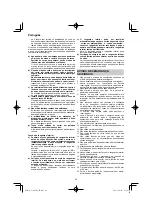 Preview for 90 page of HIKOKI C 3606DA Handling Instructions Manual