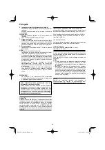 Preview for 98 page of HIKOKI C 3606DA Handling Instructions Manual