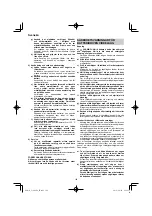 Preview for 102 page of HIKOKI C 3606DA Handling Instructions Manual