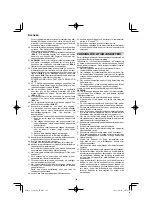 Preview for 104 page of HIKOKI C 3606DA Handling Instructions Manual