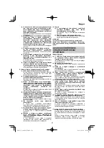 Preview for 179 page of HIKOKI C 3606DA Handling Instructions Manual