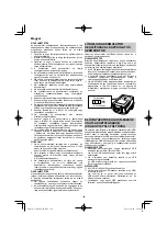 Preview for 182 page of HIKOKI C 3606DA Handling Instructions Manual