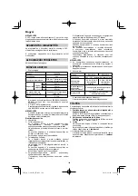 Preview for 184 page of HIKOKI C 3606DA Handling Instructions Manual