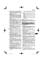 Preview for 217 page of HIKOKI C 3606DA Handling Instructions Manual