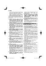 Preview for 218 page of HIKOKI C 3606DA Handling Instructions Manual